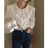 冬新作 ビックカラー レース刺繍 | ShopNikoNiko | 詳細画像9 