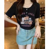 冬新作 猫プリント サイドシャーリング | ShopNikoNiko | 詳細画像5 