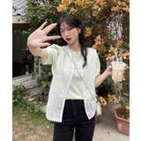 春新作 透かし編みレース Vネック | ShopNikoNiko | 詳細画像11