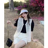 春新作 透かし編みレース Vネック | ShopNikoNiko | 詳細画像14
