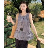 冬新作 ギンガムチェック ティアードフリル | ShopNikoNiko | 詳細画像6 