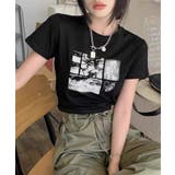 春新作 モノクロフォトプリント ショート丈 | ShopNikoNiko | 詳細画像4