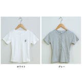 夏新作 ロゴ刺繍 ヘンリーネック | ShopNikoNiko | 詳細画像3