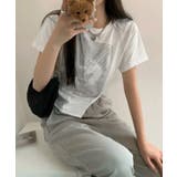 冬新作 ロゴプリント アシンメトリー | ShopNikoNiko | 詳細画像4 