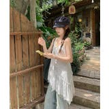夏新作 フラワーレース アシンメトリーフリル | ShopNikoNiko | 詳細画像8