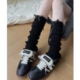 ブラック | 冬新作 テープリボン付き リブニット | ShopNikoNiko