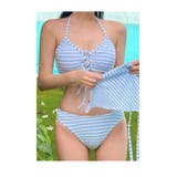 夏新作 水色ボーダー バブーシュカ付 | ShopNikoNiko | 詳細画像2 