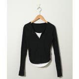 春新作 レイヤード風 フィンガーホール付き | ShopNikoNiko | 詳細画像8 