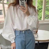 春新作 ボリュームスリーブ スタンドカラー | ShopNikoNiko | 詳細画像1 