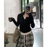 春新作 レイヤード風 ヘンリーネック | ShopNikoNiko | 詳細画像4 