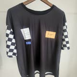 五分袖Tシャツ メンズ チェック柄袖 | shoppinggo | 詳細画像6 