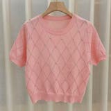 ラインストーン付 ニット メッシュ | shoppinggo | 詳細画像10 