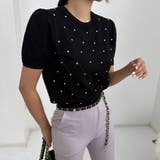 ラインストーン付 ニット メッシュ | shoppinggo | 詳細画像12 