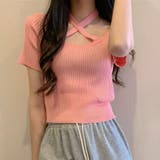 ピンク | サマーニット レディース トップス | shoppinggo