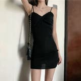 ブラック | ニットワンピース ノースリーブ ニット | shoppinggo