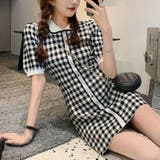 韓国風 ニットワンピース ミニ丈 | shoppinggo | 詳細画像3 