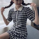 韓国風 ニットワンピース ミニ丈 | shoppinggo | 詳細画像5 