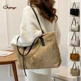 トートバッグ ファーバッグ ふわふわ | shoppinggo | 詳細画像1 