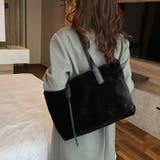ブラック | トートバッグ ファーバッグ ふわふわ | shoppinggo