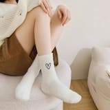ハート冷えとり靴下 ハート クルーソックス | shoppinggo | 詳細画像8