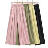 夏服 ワイドパンツ サマーパンツ | shoppinggo | 詳細画像3 
