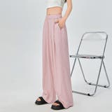 ピンク | 夏服 ワイドパンツ サマーパンツ | shoppinggo