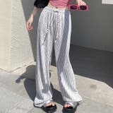 夏服 ワイドパンツ ストライプ | shoppinggo | 詳細画像12