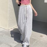 夏服 ワイドパンツ ストライプ | shoppinggo | 詳細画像13