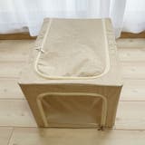 ベージュ | 収納ボックス 折りたたみ 蓋付き | shoppinggo