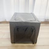 グレー | 収納ボックス 折りたたみ 蓋付き | shoppinggo