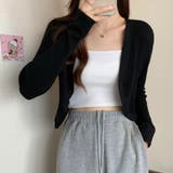 ブラック | サマーカーディガン UVカット カーデ | shoppinggo