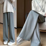 裏起毛パンツ ワイドパンツ ジョガーパンツ | shoppinggo | 詳細画像7