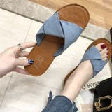 ブルー | スリッパ サンダル 結び | shoppinggo