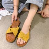 イエロー | スリッパ サンダル 結び | shoppinggo