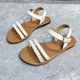 ホワイト | サンダル レディース ミュール | shoppinggo