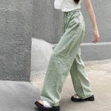 デニムパンツ パール デニムワイドパンツ | shoppinggo | 詳細画像7 