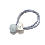 ブルー | ヘアゴム パール おしゃれ | shoppinggo