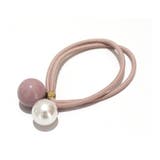 ピンク | ヘアゴム パール おしゃれ | shoppinggo