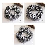 シュシュ ヘアゴム チェック柄 | shoppinggo | 詳細画像2 