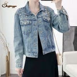 デニムジャケット パール ジャケット | shoppinggo | 詳細画像1 