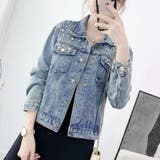 デニムジャケット パール ジャケット | shoppinggo | 詳細画像4 