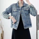 デニムジャケット パール ジャケット | shoppinggo | 詳細画像5 