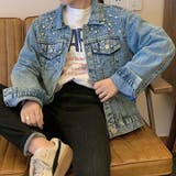 デニムジャケット パール ジャケット | shoppinggo | 詳細画像12 
