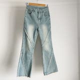フレアパンツ デニムパンツ レディース | shoppinggo | 詳細画像3 