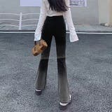 フレアパンツ デニムパンツ グラデーション | shoppinggo | 詳細画像11