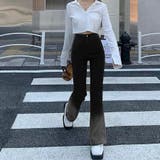フレアパンツ デニムパンツ グラデーション | shoppinggo | 詳細画像12