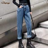 デニムパンツ レディース アンクル丈 | shoppinggo | 詳細画像1 