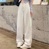 デニムパンツ レディース ワイドパンツ | shoppinggo | 詳細画像8