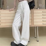 デニムパンツ レディース ワイドパンツ | shoppinggo | 詳細画像11