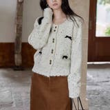 ニットカーディガン リボン ニットセーター | shoppinggo | 詳細画像4 